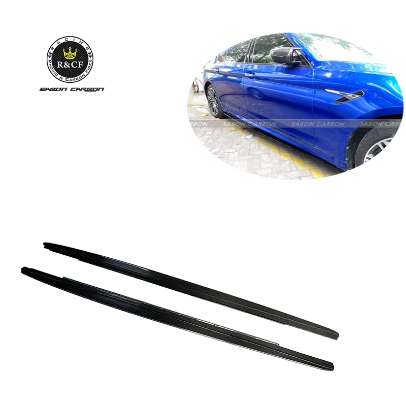 Боковые юбки 2019 F90 M5 G30 боковые из углеродного волокна для