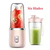 6 Blades Pink 2 Cups