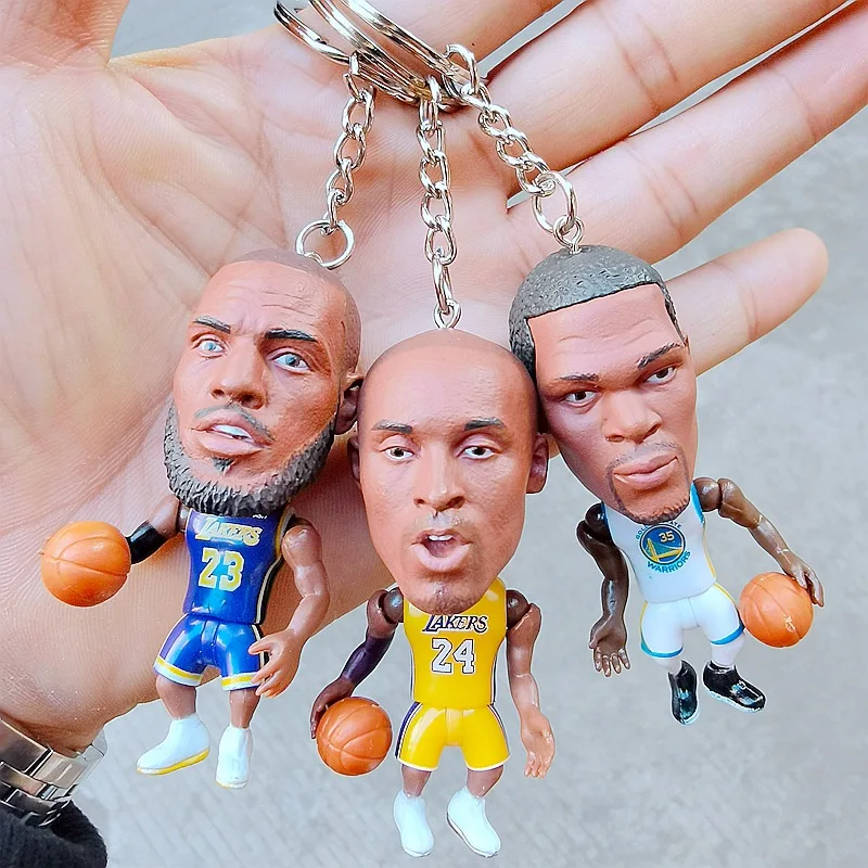 New NBA Basketball Champions Stars Mini Action Figures Plastic James  Toys3000 - 9999 Pieces - China Rubber Figure and 2D PVC Keychain price