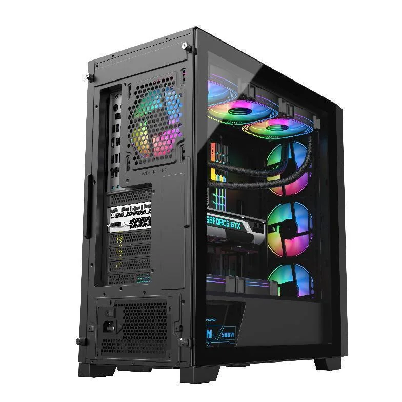 Wholesale Gaming Computer Cases With 4 Argb Fans Comput Case Pc Desktop ...