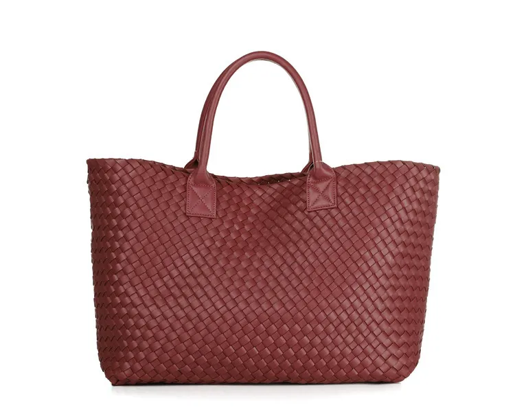 Wholesale 2023 New Fashion Style Plain Woven Bag Large Capacity Handbag ...