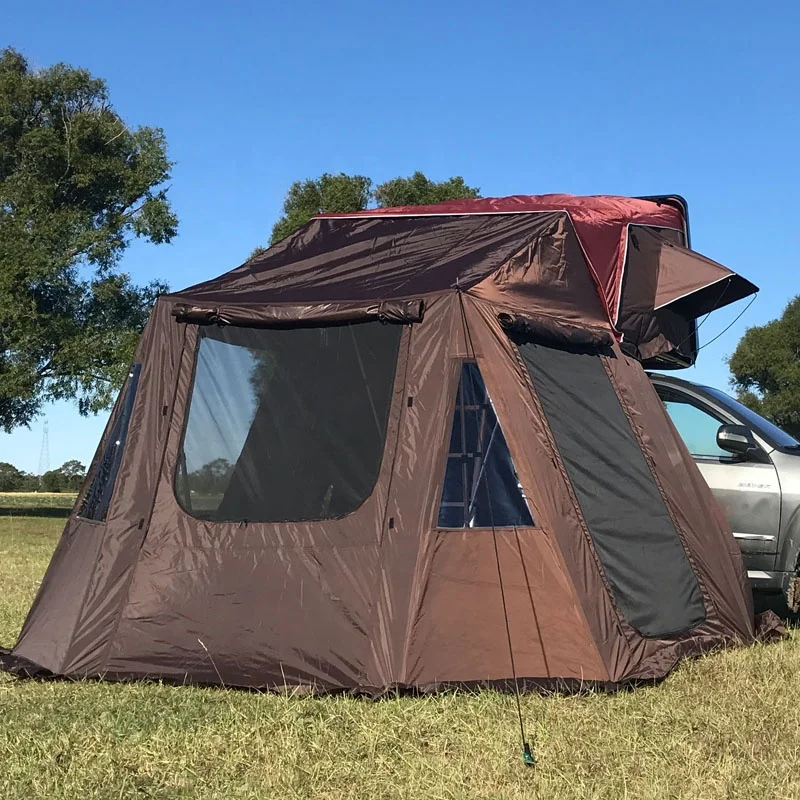 Складная палатка на крышу с твердым корпусом