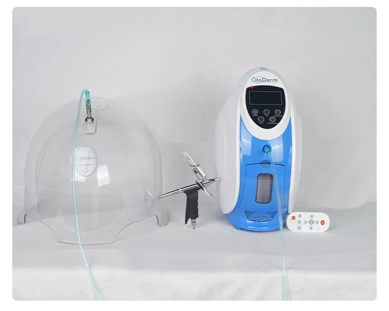 Auro 2024 Лидер продаж кислородный распылитель O2 аппарат для ухода за лицом увлажняющая маска омоложения кожи кислородная терапия купольная