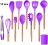12pcs of set purple