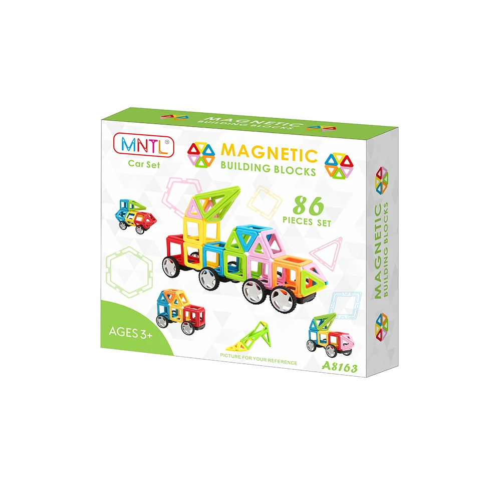 магнитных блоков 3D Головоломки Магнитные Конструкторы 86 шт. мозг