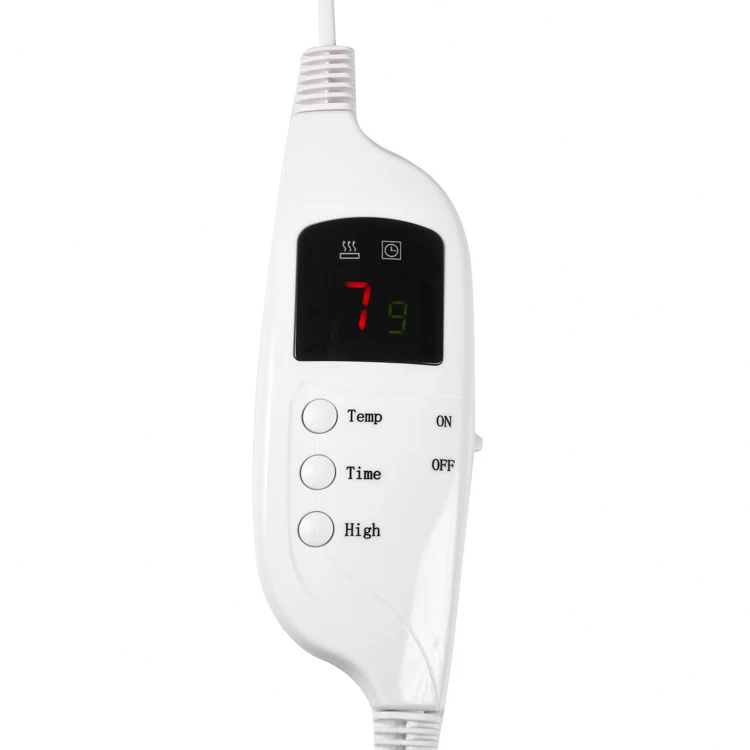 Overheat Protection Adjustable Thermostat Switch 220v Washable Electric Blanket