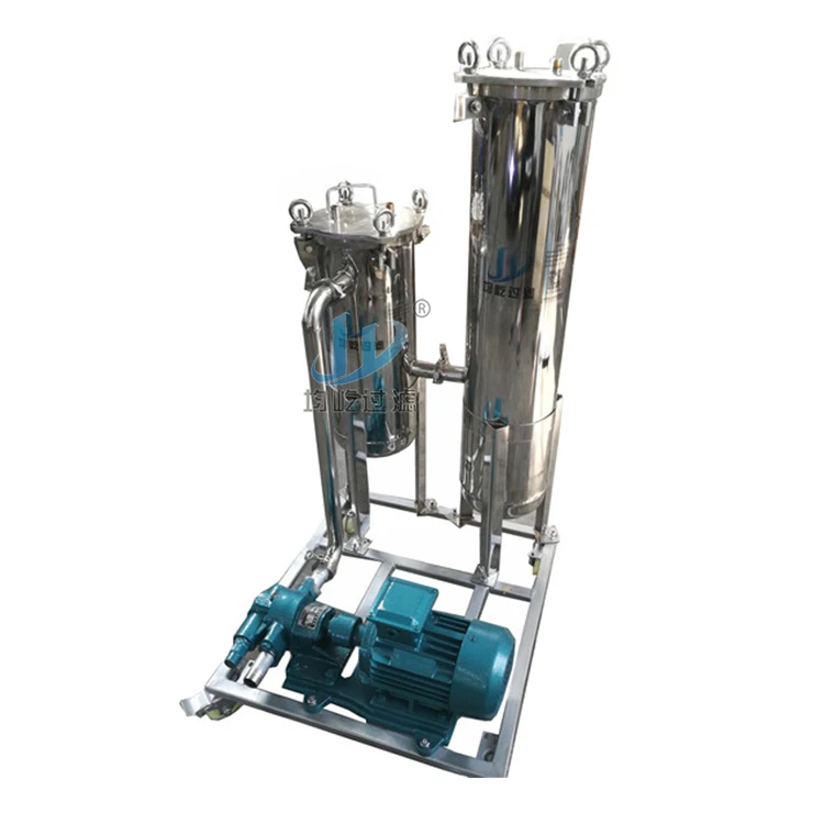 Portable Bag Filter Housing Impurity Filtration Single Bag Filter For