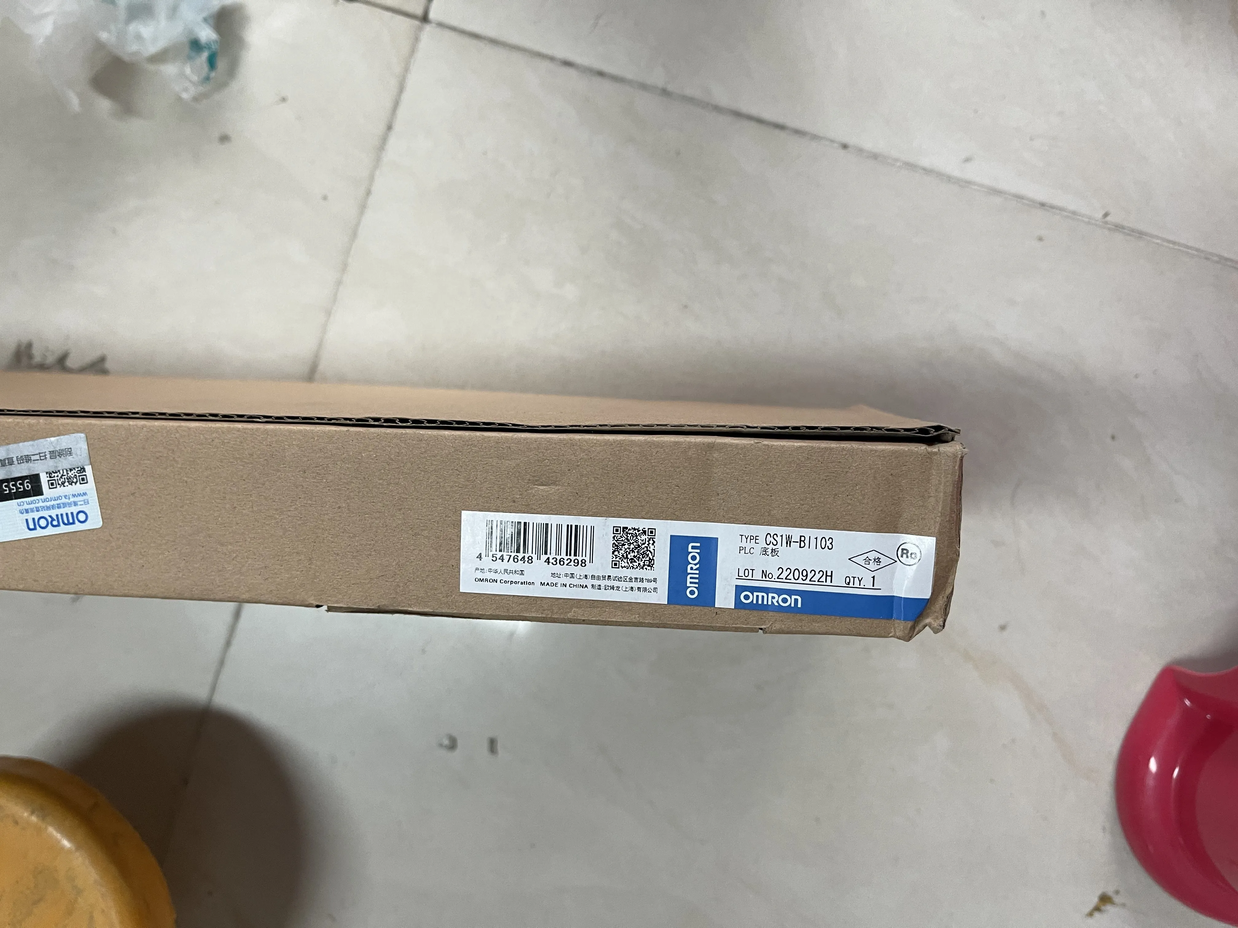 Omron Backplane Base Unit CS1W-BI103 Omron Backplane Base Unit CS1W-BI103