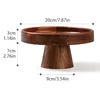 Tall-legged thick-rimmed plate (large size)