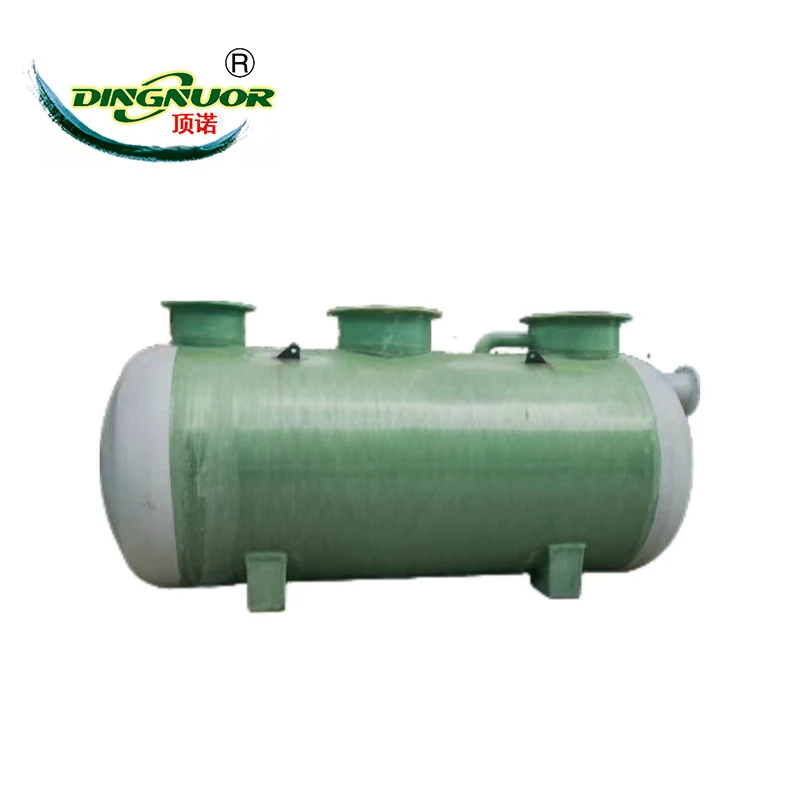 FRP GRP Horizontal Storage Composite Tank Underground Water Fuel Storage Fiberglass Storage Tank Pump Pressure Vessel Core