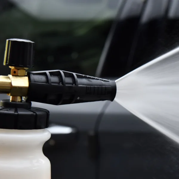 Weirran 1 л Регулируемая пена для снега фрейка Автомойка прозрачная бутылка высокого давления латунная твердая