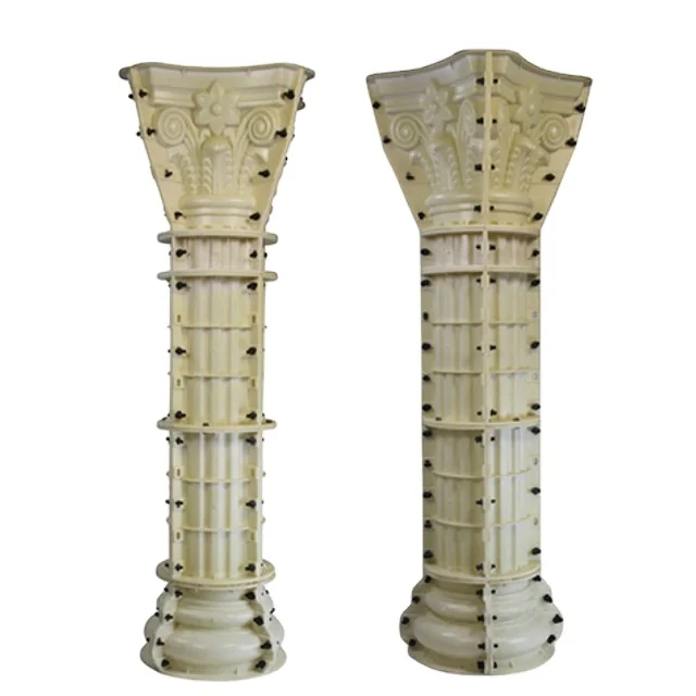 Molde De Plástico Para Base De Columna Romana De Hormigón - Ideal Para Barandillas De Balcón O Proyectos DIY