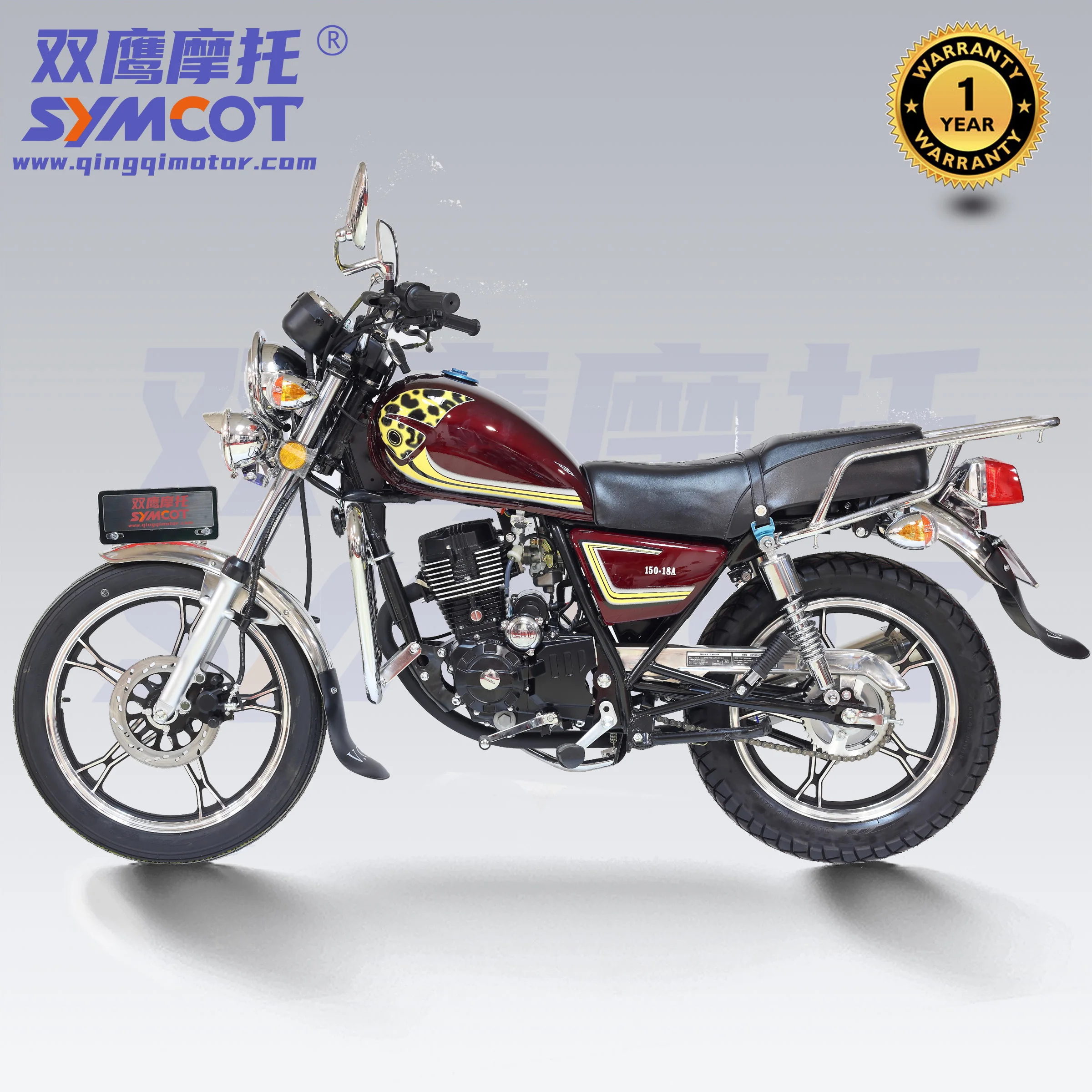 GN125 Chopper Panther Motorcycle with 150cc 200cc Engines