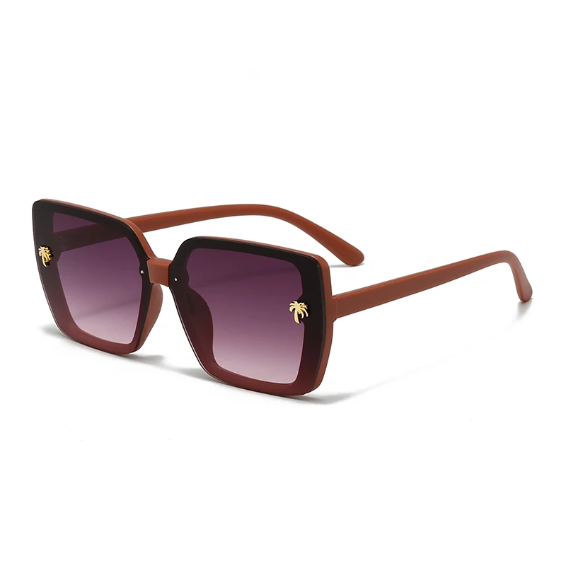 European And American Retro Square Sunglasses, UV Protection, High-end Feel Sunglasses_voghion.com