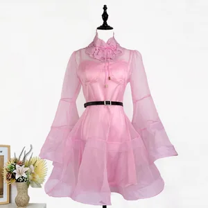Cross-border 2026 Spring Summer New Niche Design Organza Perspective Two-piece Knee-Length A-Line Fluffy Princess Skirt