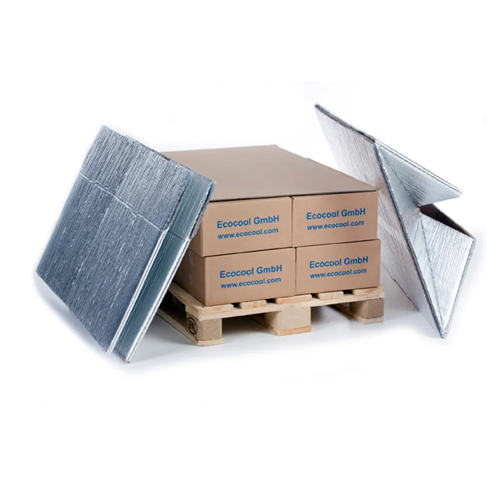 Waterproof Heavy-Duty Pallet Cover with Zipper Resistant Cold Chain Transporation for Large Pallets Cargo Turnover Thermal Cover