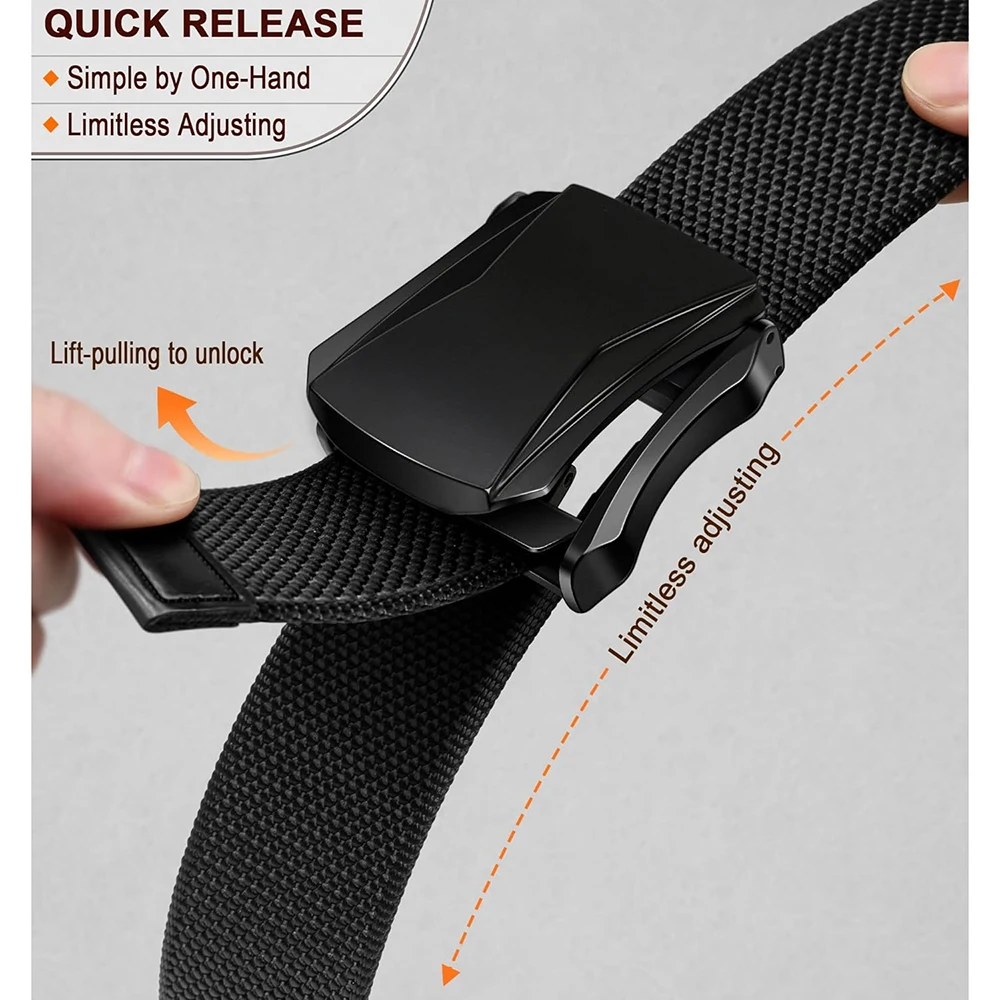 Training Maintaining Climbing Hiking Hunting Men Belt Wear-resistant Durable Tactical Stretch Web Nylon Belt