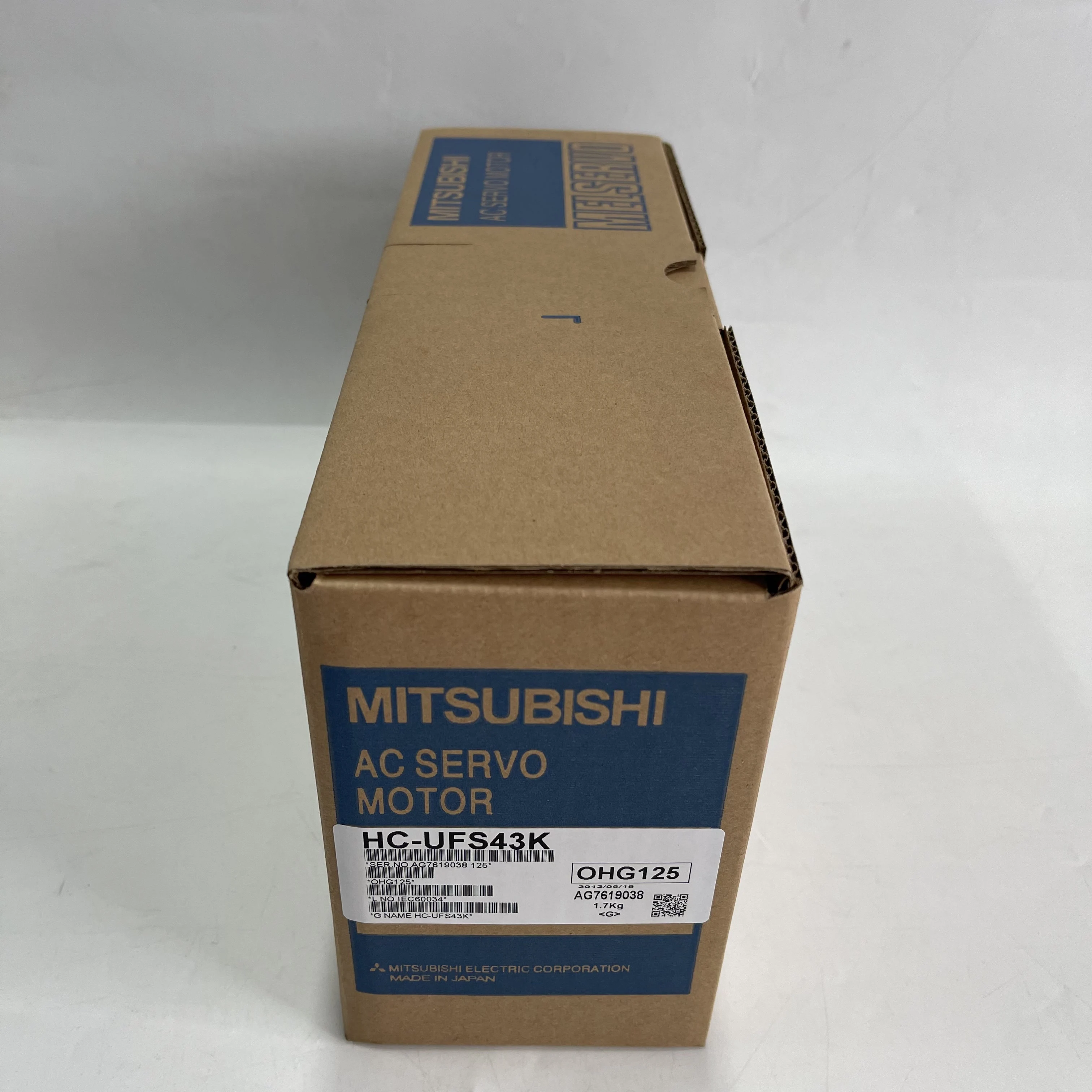 Mitsubishi AC Servo Motor HC-UFS43K