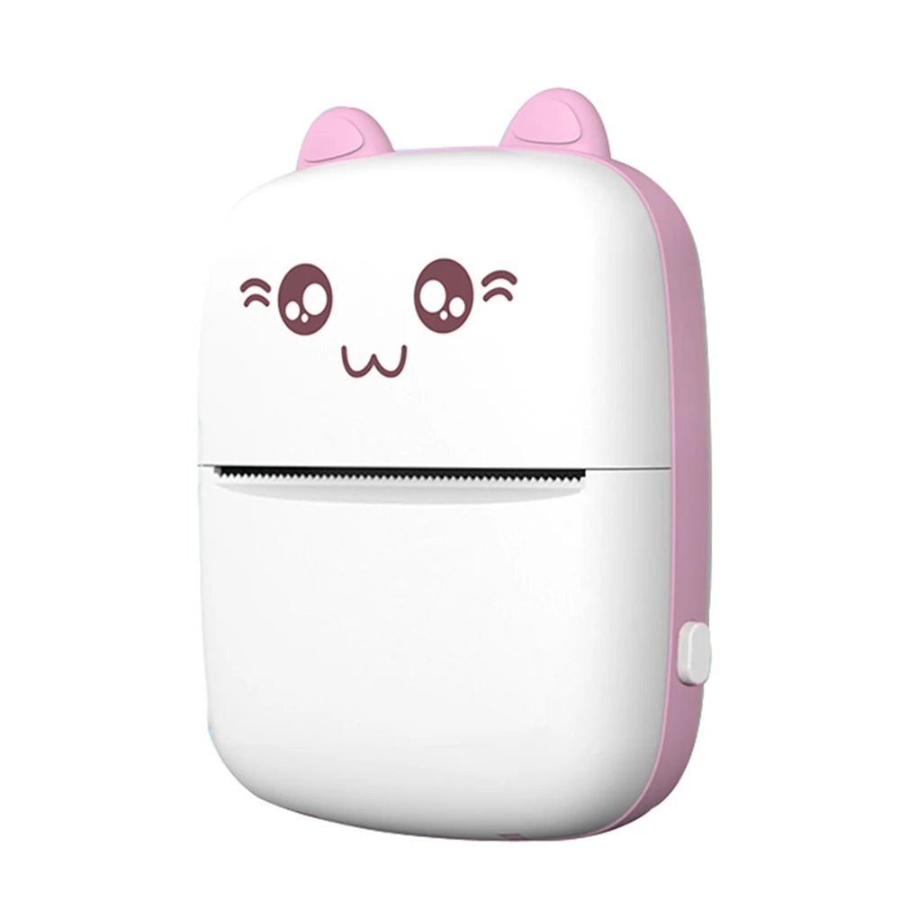 Impresora térmica portátil Mini Cat Impresión Papel Foto Pocket Impresora  térmica 57mm Impresión inalámbrica Bt 200dpi Android Ios Impresoras comprar  a buen precio — entrega gratuita, reseñas reales con fotos — Joom