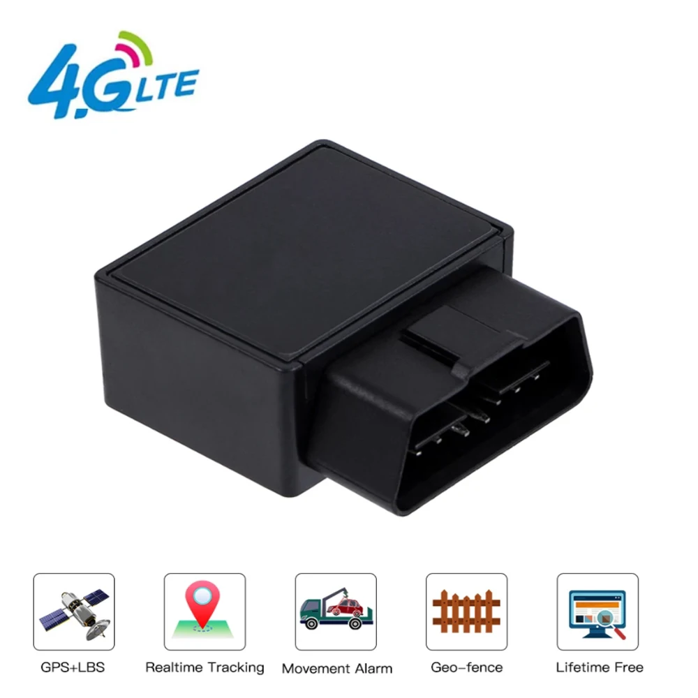 Мини GPS-Трекер OBD 2G, беспроводной, GPRS, GSM, GPS-локатор, устройство слежения GPS для автомобиля, бесплатное приложение