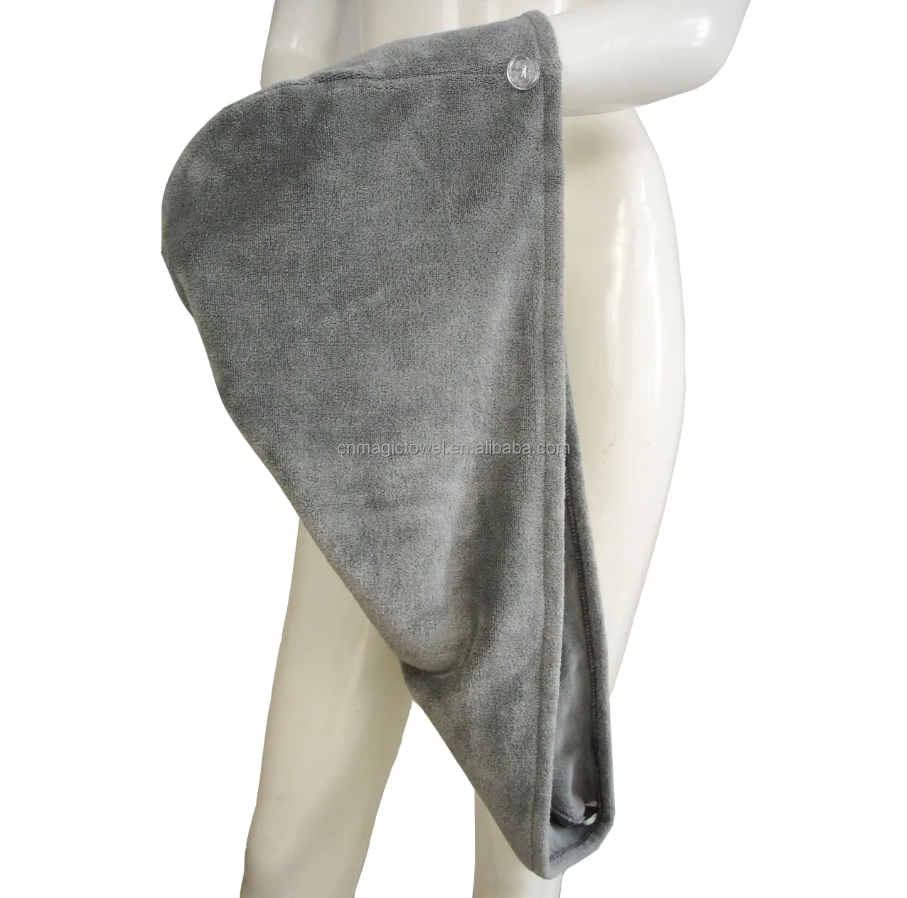 Тюрбан из микрофибры с очень большими длинными волосами эластичный оптовая продажа экологически чистое полотенце для