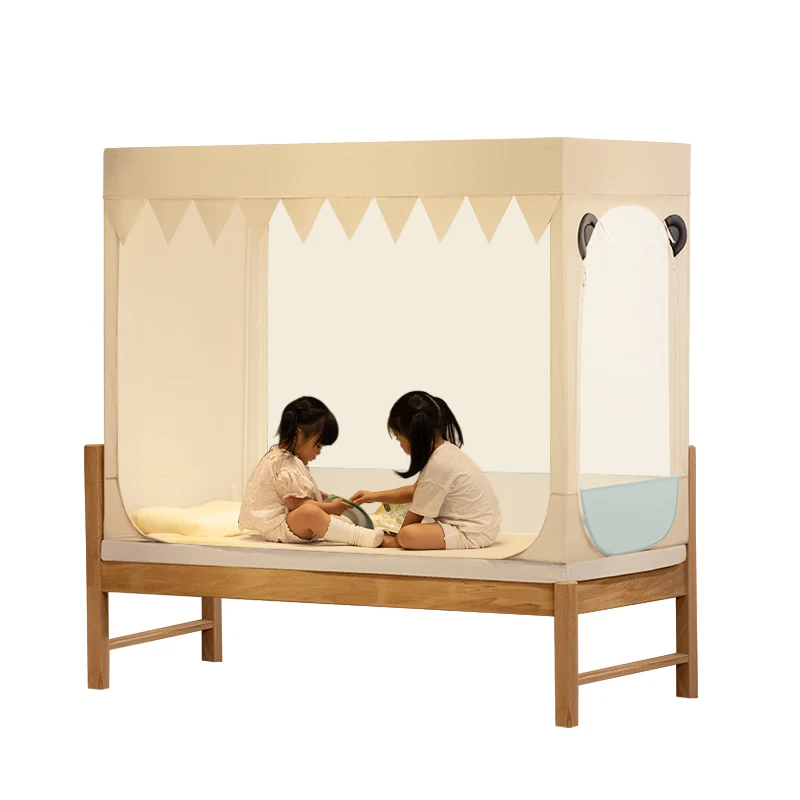 Multi Function Fitted Bed Bedside Newborn Cotbed Mosquito Nets for Home Splicing Canopy Baby Bassinet