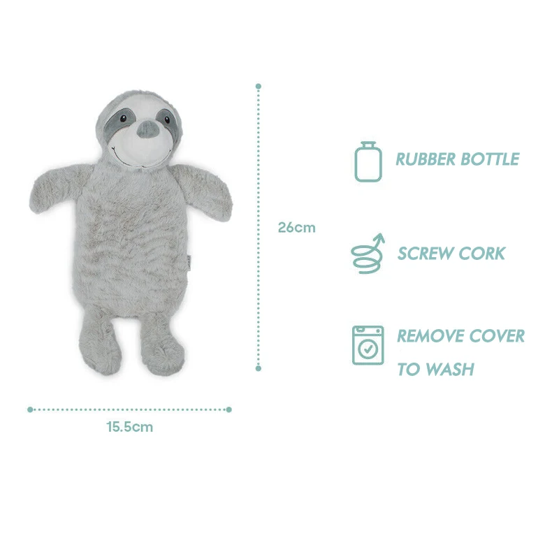 removable cartoon cover water- filling rubber hot water bag small cute animal hot water bottle covers