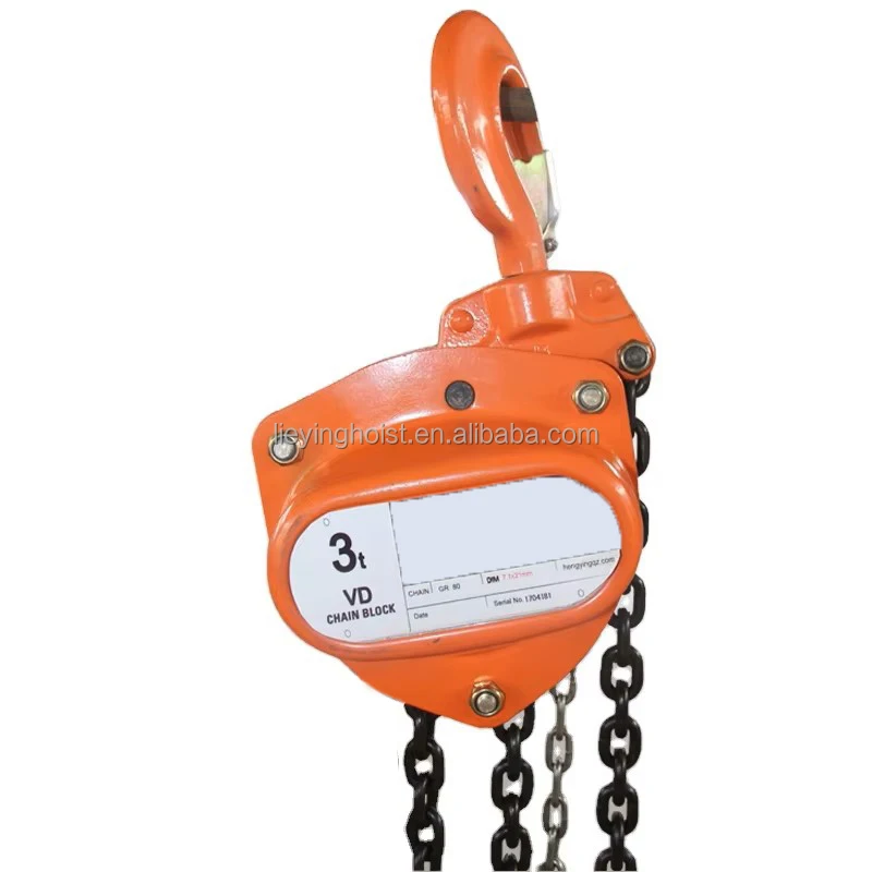 Lifting Equipment Japanese Version VD Type Mini Chain Block Pulley for Concrete Lifting