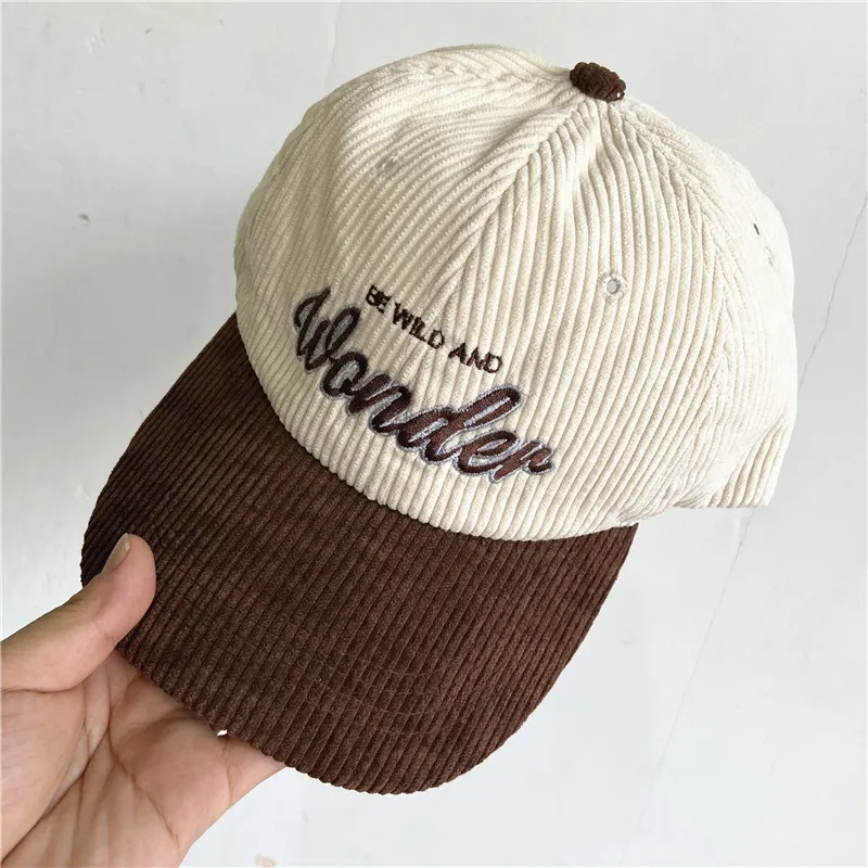 Custom Buckle Hat,Corduroy Dad Hat Women And Mens,Ice Cream Color Cap ...