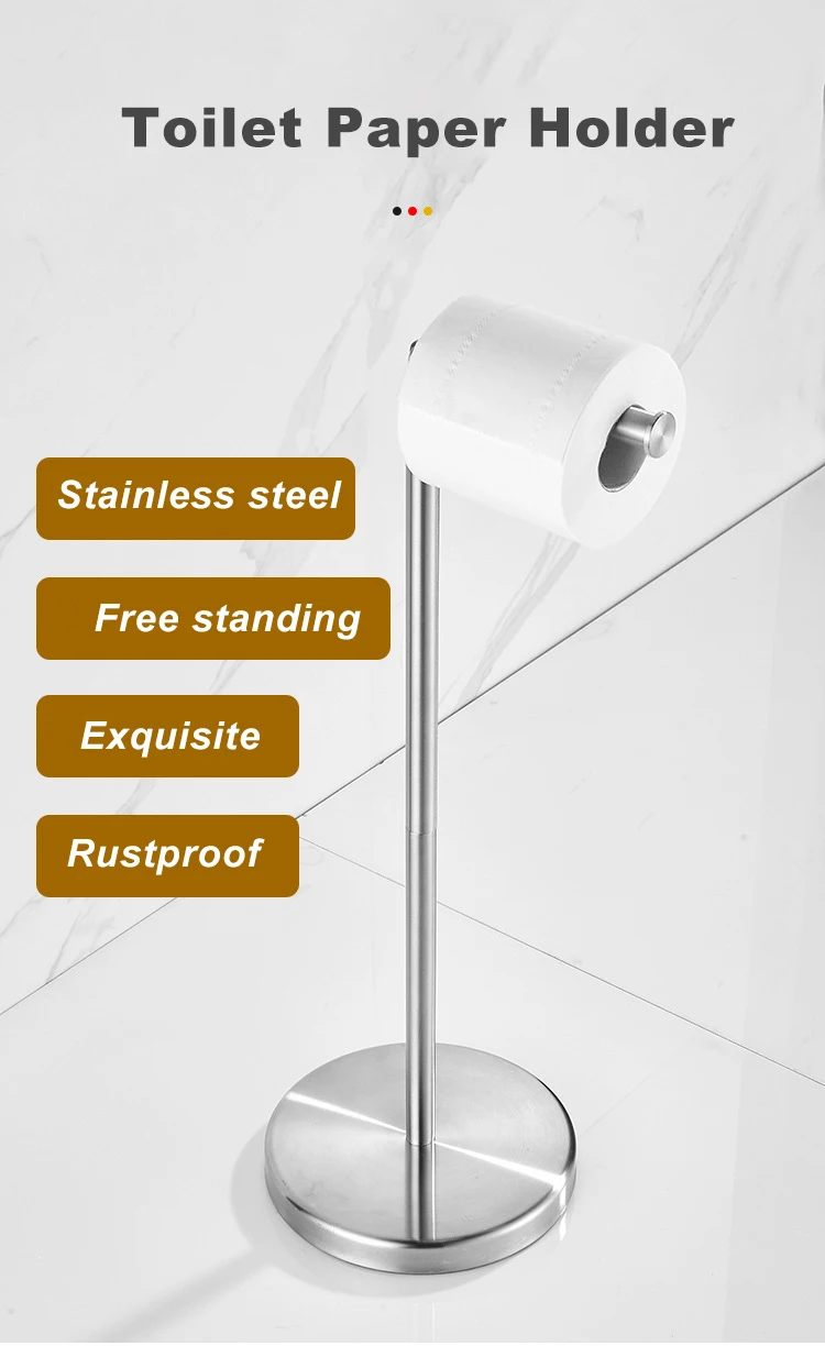 Modern Stainless Steel Rustproof Tissue Roll Holder Bathroom Toilet