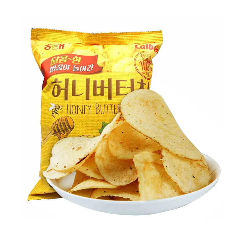 Heat Sealing Custom Printed Snack Food Packaging Plastic Potato Chips Bag