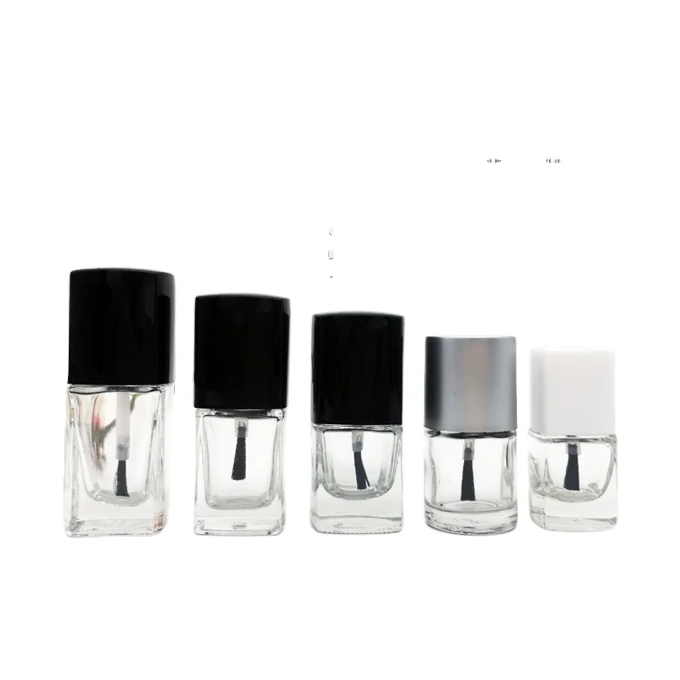 on Sale Customizable 5ml 10ml 20ml Gel Empty Glass Nail Polish Bottles with Brushes and Caps