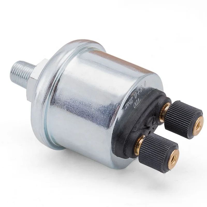 Universal Vdo Oil Pressure Sensor 0 to 10 Bars 1/8 Npt Generator Part 10Mm Crew Plug Alarm Pressure Sensor Oil Pressure Sensing