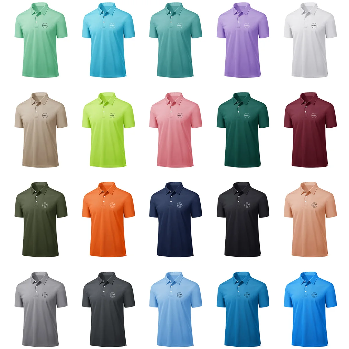 Wholesale Printed Golf Polo T Shirts Uniform Business Short Sleeve Embroidery Men’s Polo Shirts