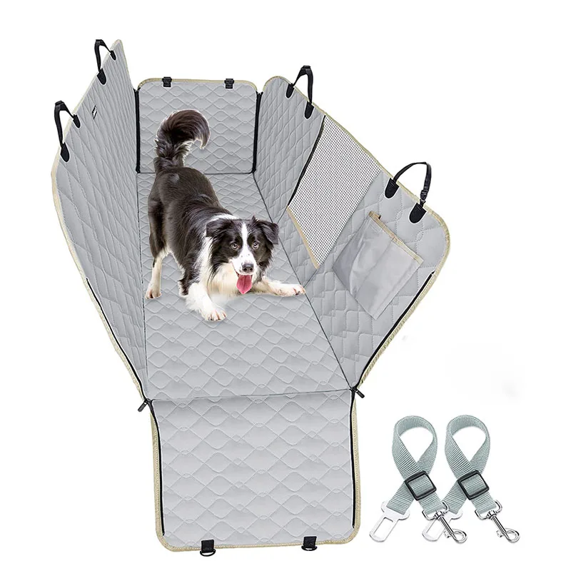 Wholesale dog orthopaedic bed large waterproof eco friendly pet dog car seat cover quilted pet bed