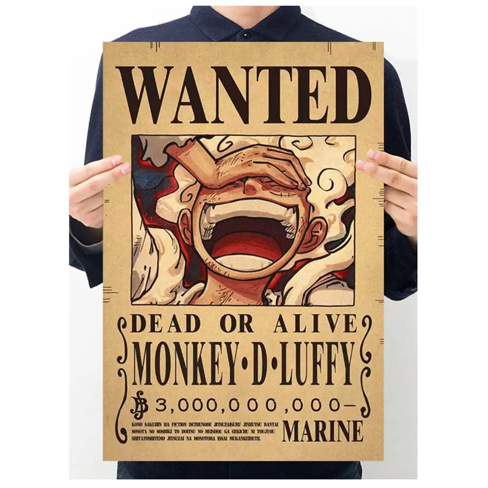 ONE PIECE - ワンピース  30億ルフィ WANTED  ポスター ONE PIECE 手配書 ニカルフィ 30億ルフィ wanted｜Yahoo!フリマ