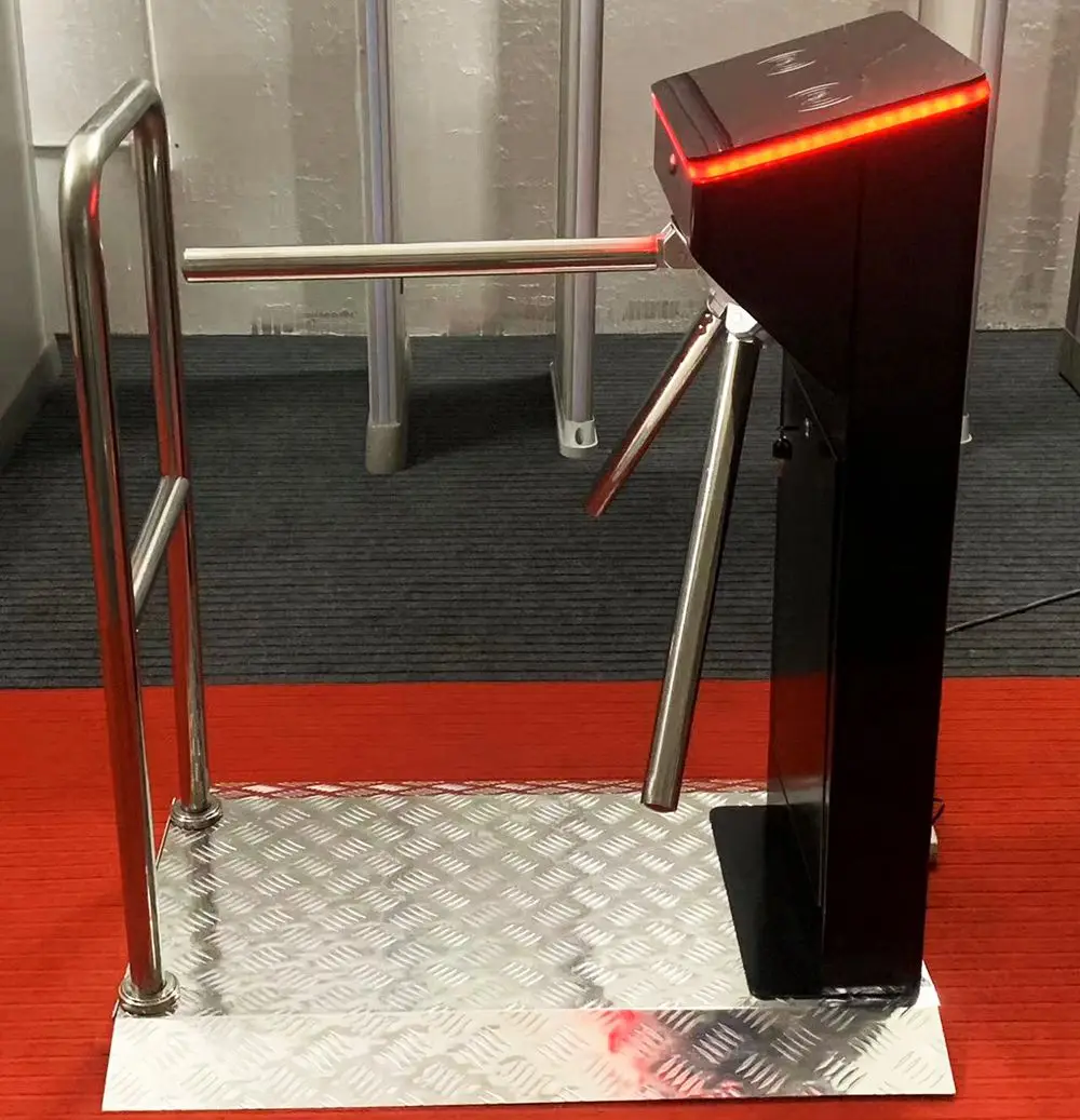Super Strong Automated Ticketing Turnstiles Access Control Tripod Turnstile Gate with Stand Waist Height Tripod Turnstiles