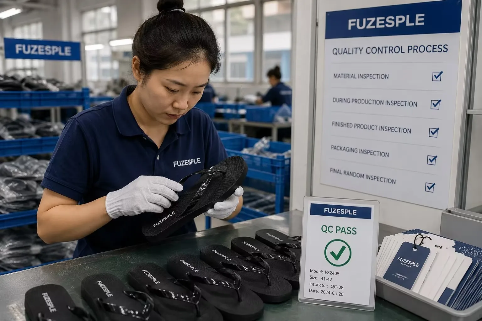 FUZESPLE footwear quality inspection