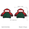 Christmas hat text beads SA377