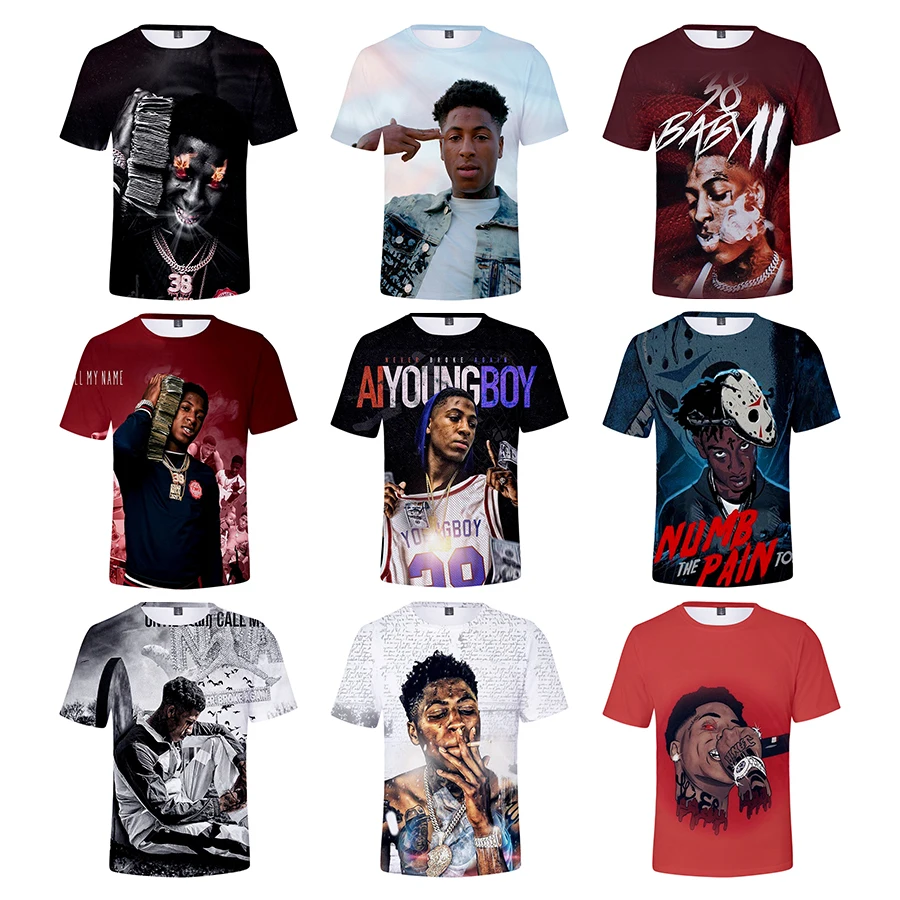 Shop Stylish NBA 2K Printed T-Shirts for Men #215318 at