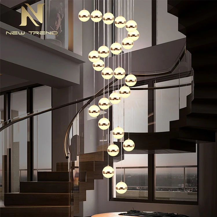 PYS8015-1 Hochwertige Innendekorationsbeleuchtung für Hotelvilla, moderner LED-Kronleuchter mit Acrylperlen