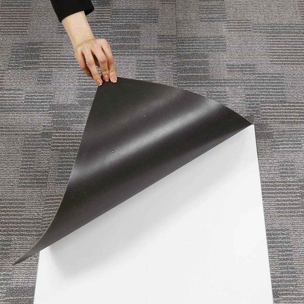 No Glue Water Proof Loose Lay Vinyl Lvt Plastic Flooring High Quality