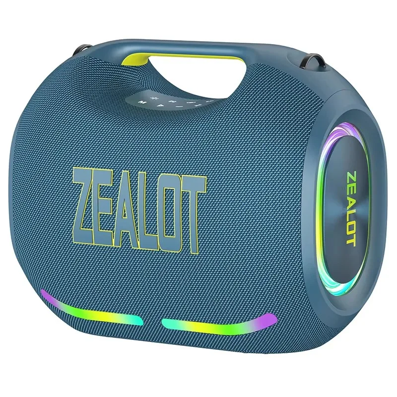 2025 Zealot 250W Waterproof Wireless Speaker, RGB Light, Portable