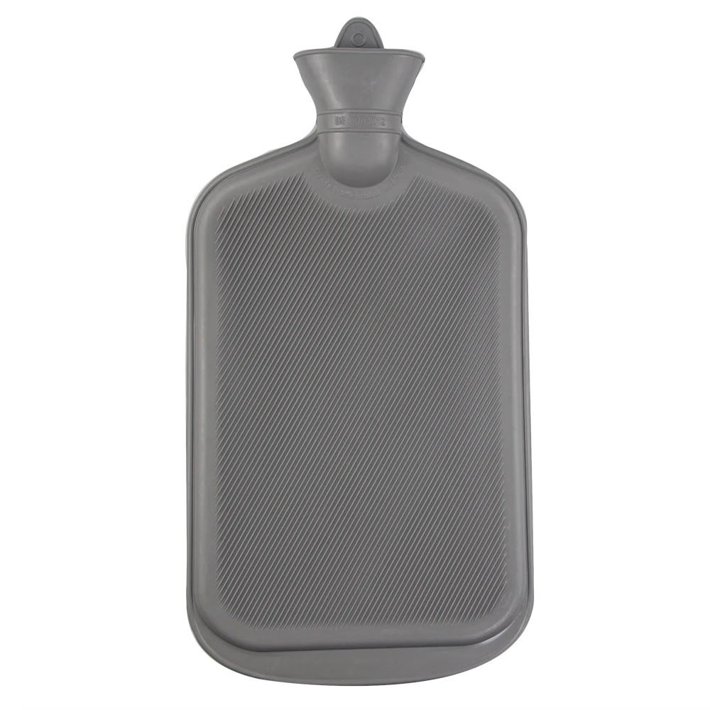 wholesale manufacture bpa free hand warmer waterproof bs 1000ml 2000ml hot water bag bottle rubber for pain relief