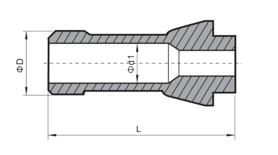 Swiss Type Guide Bush With Carbide Material Inside High Precision He ...