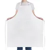 White-plus size apron