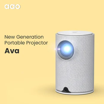 4K 1080P Projector 320 ANSI  Smart Home Theater Android 9.0 AOSP Ultra Short Throw Mini Portable Projector