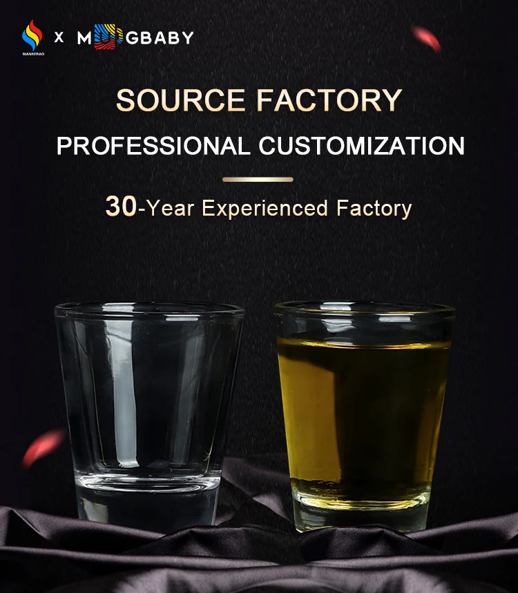 Cherry Blossom Color Changing Mini Glass Cups 2 Ounce Tequila Shot