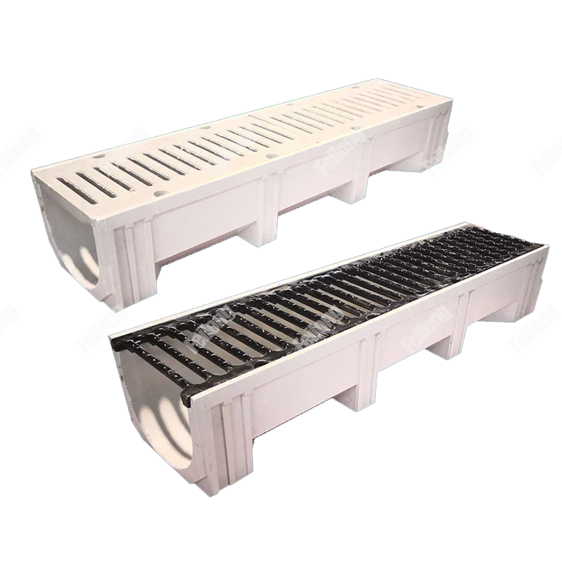 high quality stormwater resin smc linear drainage channel trench