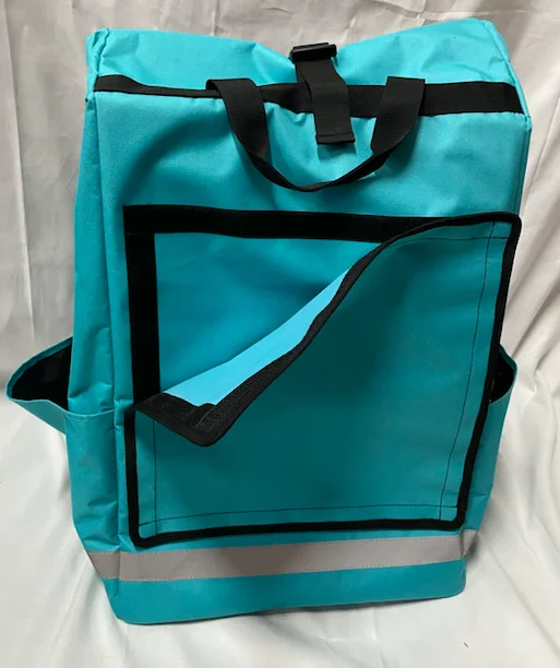 ROLL TOP BACKPACK INSULATED FOOD DELIVERY BAGS and CATERING BAGS